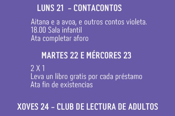 Semana de las  Bibliotecas