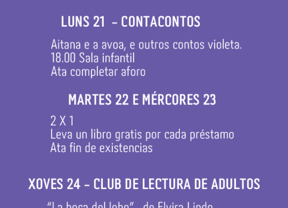 Semana de las  Bibliotecas