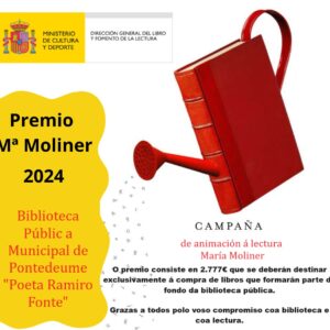 A BPM Poeta Ramiro Fonte obtén o Premio Mª Moliner 2024