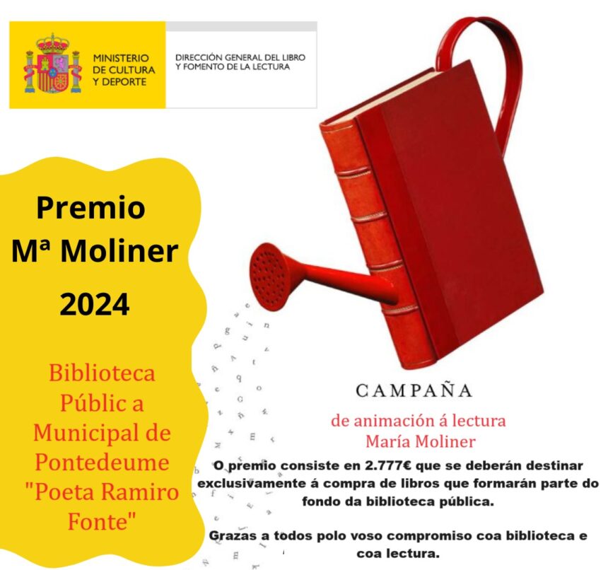 A BPM Poeta Ramiro Fonte obtén o Premio Mª Moliner 2024